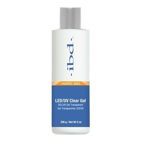 ネイル IBD LED&amp;UV クリアジェル ハードジェル クリア clear 8oz 226g hard gel ジェルネイル ネイリスト セルフネイル 特大サイズ ネイルグッズ 新品 送料無料