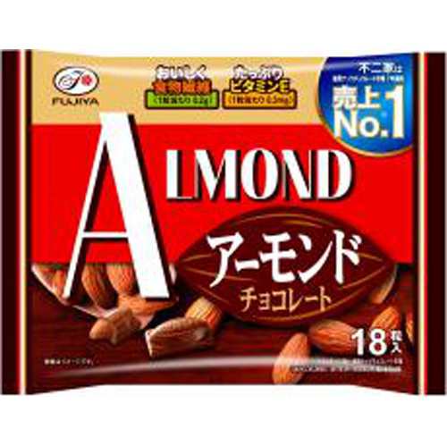 不二家 アーモンドチョコレート 18粒×18袋