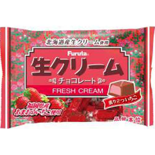 フルタ 生クリームチョコ 薫り立ついちご 124g×18袋（10月中旬頃入荷予定）