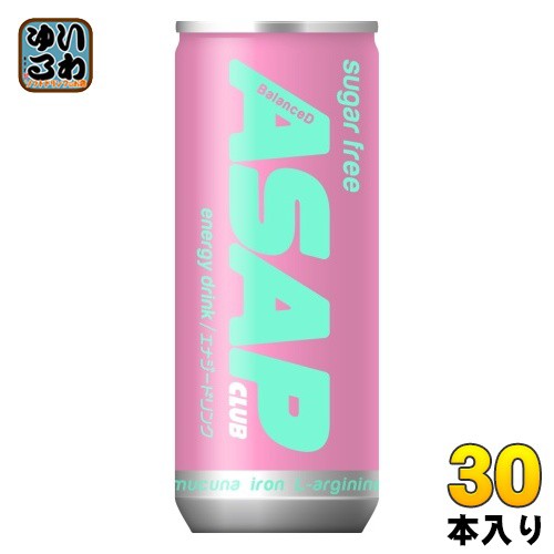 ASAP CLUB エナジードリンク sugar free BalanceD 250ml 缶 30本入