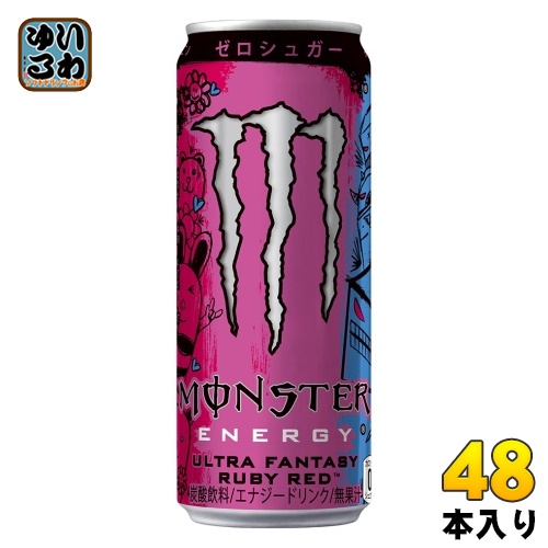 アサヒ 異類異形活動力 ウルトラ幻想曲 ルビー赤いこと 355ml 缶 48本 (24本入×2 まとめ買い) 活動力ドリンク 炭酸飲み料 皆無精白糖 さくら色グレープフルーツ味わい