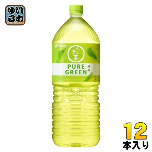 お茶 伊藤園 おーいお茶 ピュアグリーン 2L ペットボトル 12本 (6本入×2