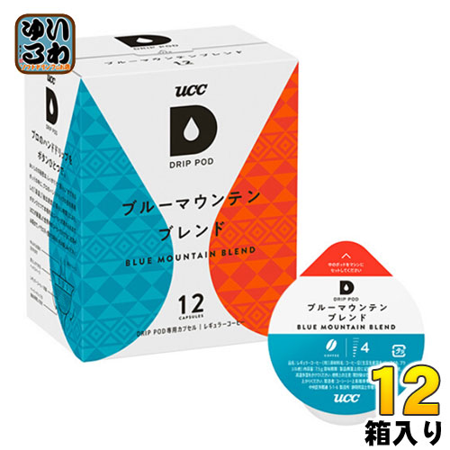 UCC DRIP POD（ドリップポッド） ブルーマウンテンブレンド 7.5g×12杯分 12箱 (6箱入×2 まとめ買い)の通販は