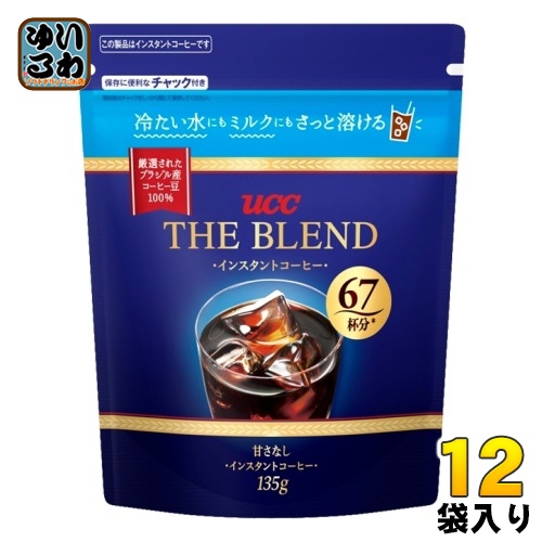 UCC ザ・ブレンド インスタントコーヒー 135g 12袋入