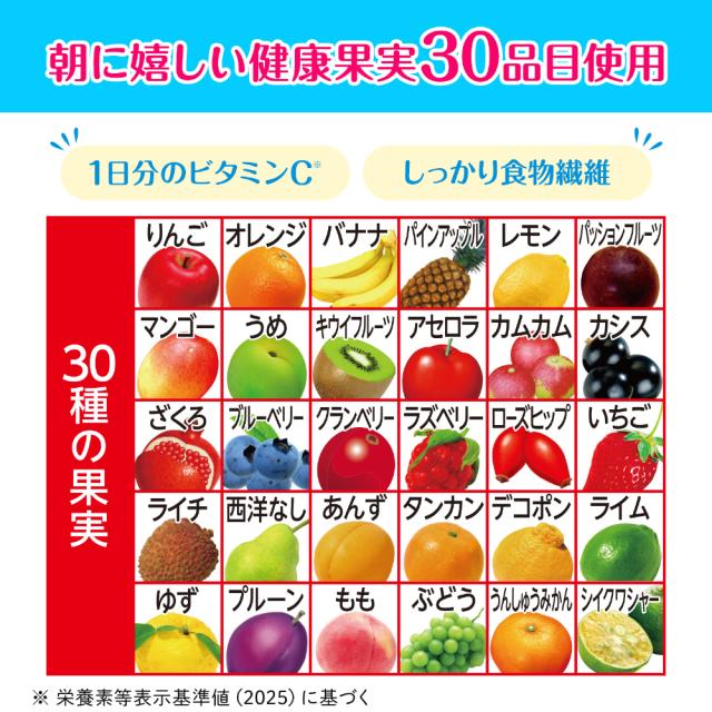 カゴメ 朝のフルーツこれ一本 200ml 紙パック 72本 (24本入×3 まとめ買い) これ1本 フルーツジュース 果汁飲料 砂糖不使用_5