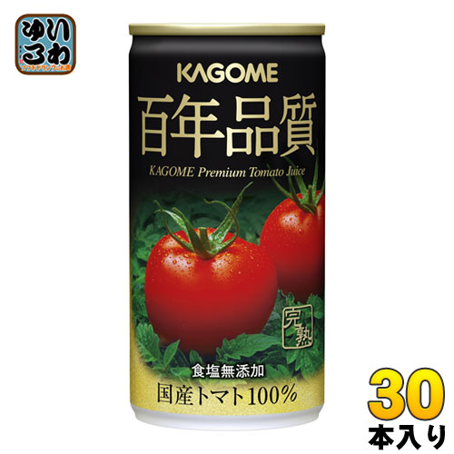 カゴメ 百年品質トマトジュース 190g 缶 30本入 野菜ジュース 完熟トマト 4,577円