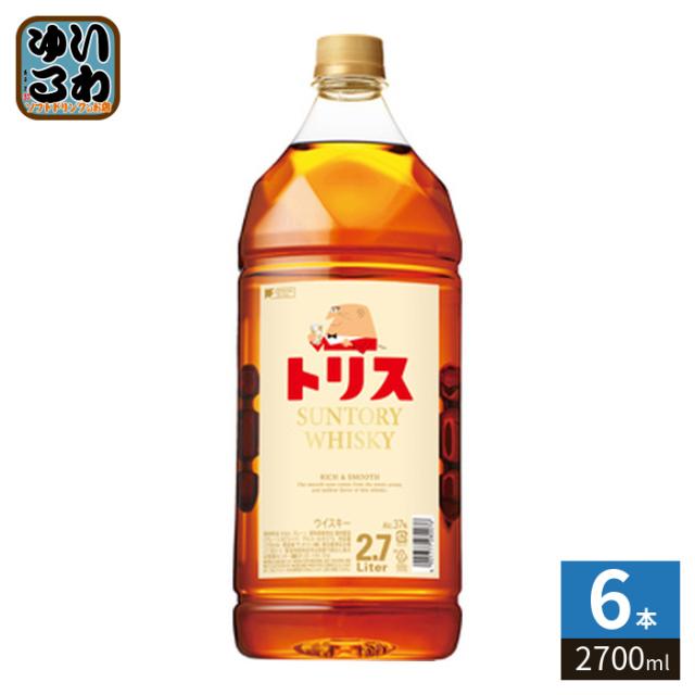 サントリー トリス クラシック 37° 2700ml ペットボトル 6本入 ウイスキー お酒 アルコール