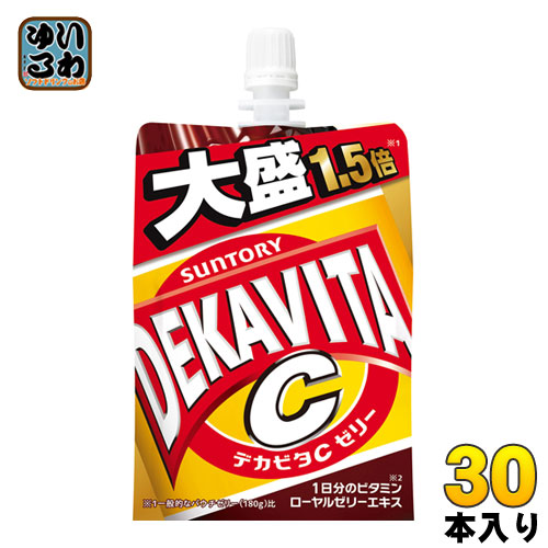 サントリー デカビタC ゼリー 270g パウチ 30本入の通販は 5,863円