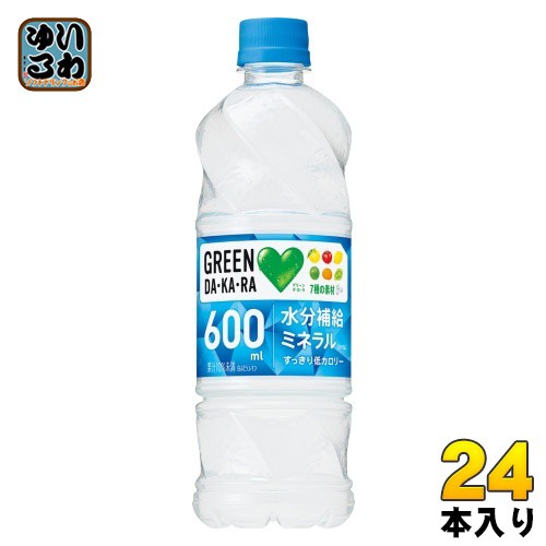 サントリー Green Da Ka Ra グリーンダカラ 冷凍兼用 600ml ペットボトル 24本入の通販はau Pay マーケット いわゆるソフトドリンクのお店