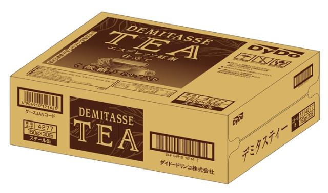 ダイドー デミタスティー エスプレッソ紅茶仕立て 150g 缶 120本 (30本