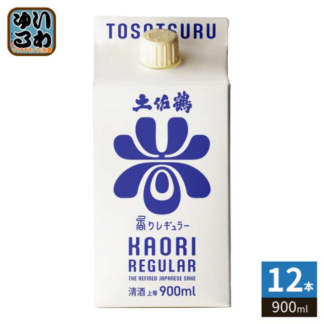 土佐鶴酒造 香りレギュラー 900ml 紙パック 12本 (6本入×2 まとめ買い)