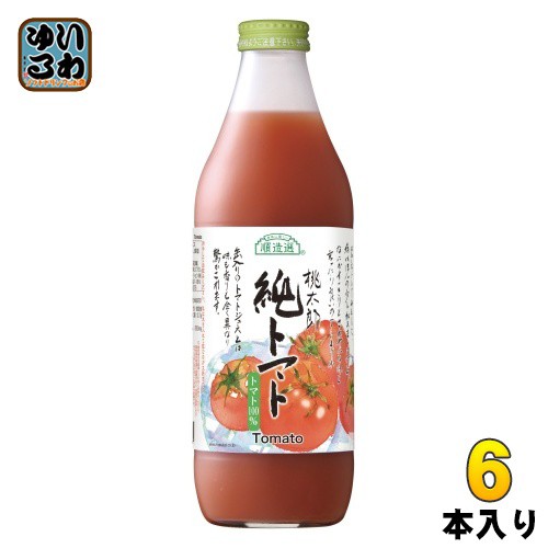 マルカイ 順造選 純トマト 1000ml 瓶 6本入 野菜ジュース