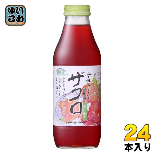 マルカイ 順造選 ザクロ 500ml 瓶 24本 (12本入×2 まとめ買い) ザクロジュース 女性生きいきの通販は