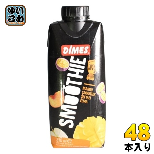 日本珈琲貿易 ディメス マンゴーミックス スムージー 310ml 紙パック 48本 (12本入×4 まとめ買い) 果汁飲料 フルーツミックスの通販は 9,123円