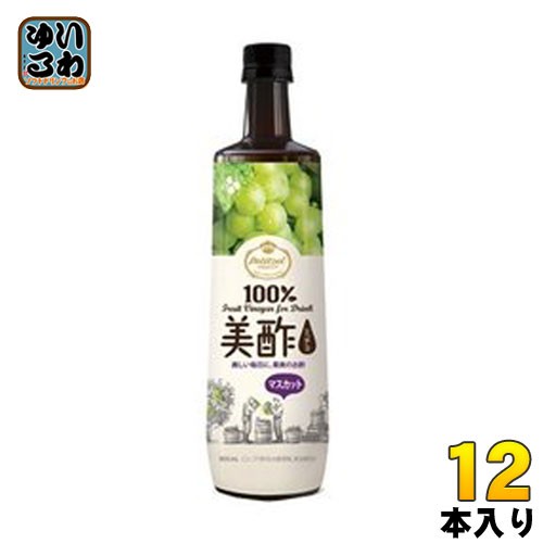 CJジャパン プティチェル美酢(ミチョ) マスカット 900ml ボトル 12本入