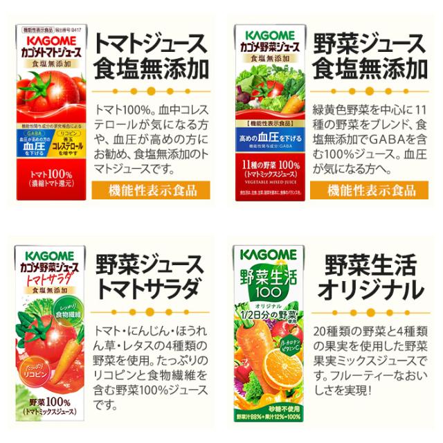 カゴメ 野菜ジュース 野菜生活 他 195ml 200ml 紙パック 選べる 72本 (24本×3 まとめ買い) 季節限定 よりどり ビヨンド にんじん プレミアム 旬にんじん 夏のフルーツ 山梨すもも ネーブルオレンジ はっさく 機能性表示食品_13
