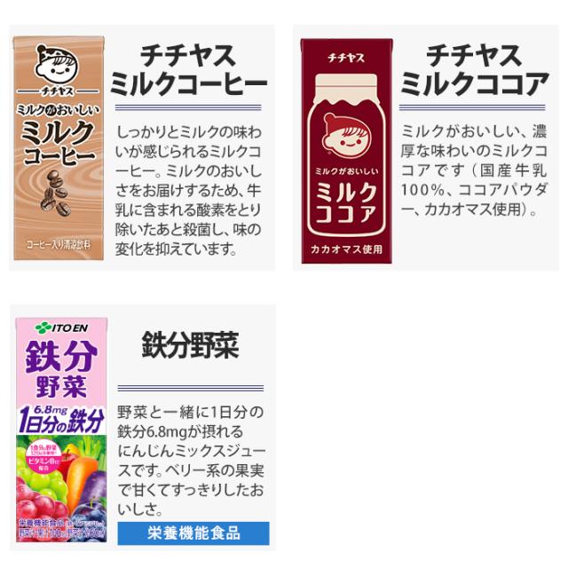 伊藤園 野菜ジュース 他 200ml 紙パック 選べる 96本 (24本×4) よりどり 期間限定 濃厚トマトmix サジーmix 1日分の野菜 機能性表示食品 栄養機能食品_7