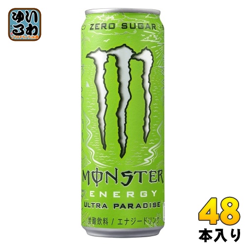 アサヒ モンスターエナジー ウルトラパラダイス 355ml 缶 48本 (24本入×2 まとめ買い) エナジードリンク 炭酸飲料 ゼロシュガー ゼロカロリーの通販は 8,657円