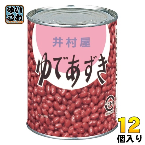 井村屋 ゆであずき 2号缶 1000g 12個入 デザート 和菓子 徳用