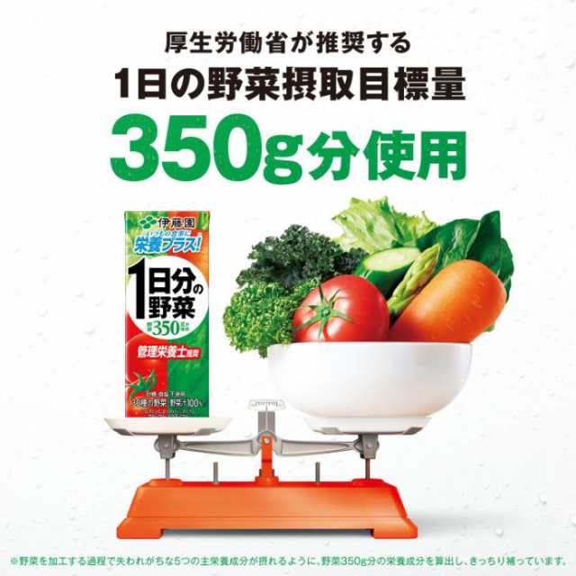 伊藤園 野菜ジュース　紙パック　選べる4種類　2ケース　48本　セット （12本×4）-000008