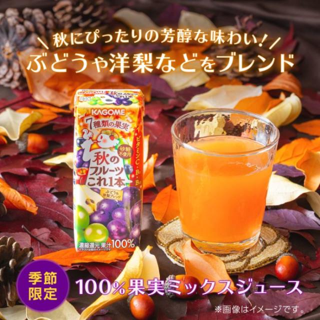 新品未使用 カゴメ野菜ジュース 粒より野菜 ２箱　60本 野菜生活100 カゴメ アップルサラダ 200ml×24本 野菜ジュース