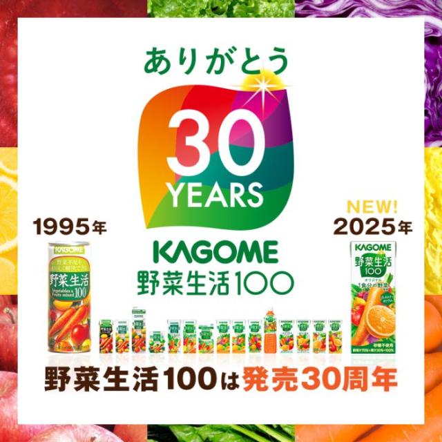 カゴメ 野菜生活100 アップルサラダ 200ml 紙パック 72本 (24本入×3 まとめ買い) 野菜ジュース 1食分の野菜使用 砂糖不使用_4