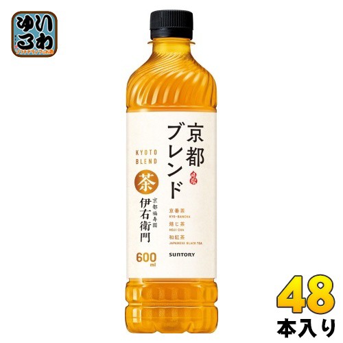 サントリー 緑茶 伊右衛門 京都ブレンド 600ml ペットボトル 48本 (24本入×2 まとめ買い) ブレンド茶 お茶 BLENDの通販は 5,094円