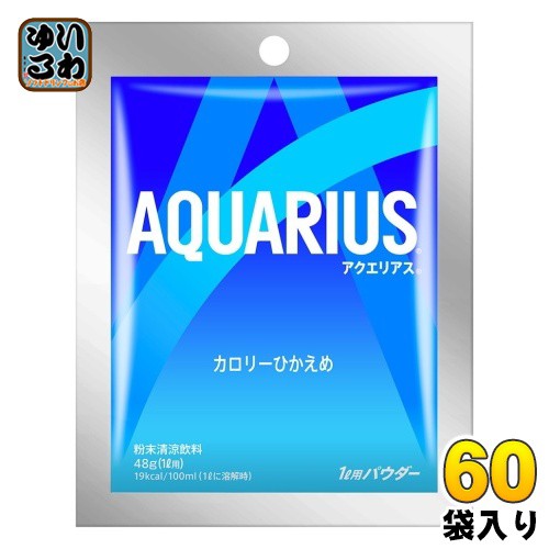 コカ・コーラ アクエリアス 48g 1L用 パウダー 30袋入×2 まとめ買い