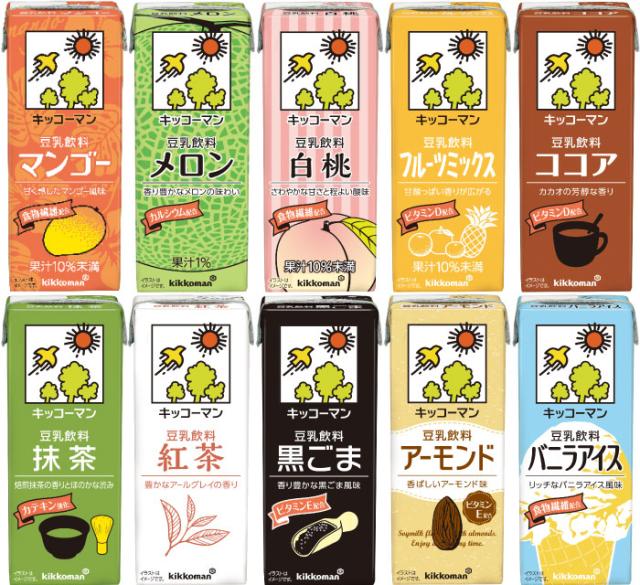 キッコーマン 豆乳 200ml 紙パック 選べる 54本 (18本×3) より