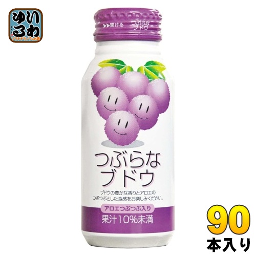 JAフーズおおいた つぶらなブドウ 190g ボトル缶 90本 (30本入×3 まとめ買い) 果汁飲料 ぶどう 葡萄 アロエ 葉肉 7,660円