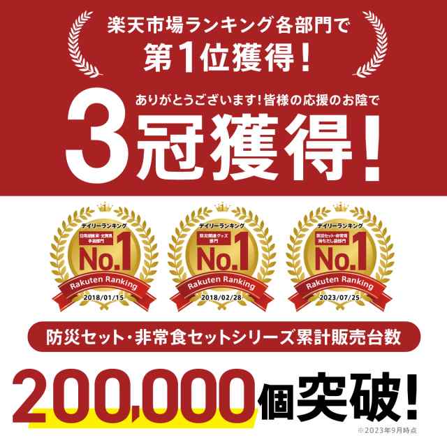 防災士厳選 防災セット 一人用 防災グッズ セット 1人用 防災 防災士が被災者の声から作った5年保証の35種類38点 Defendの通販はau Pay マーケット Az Market