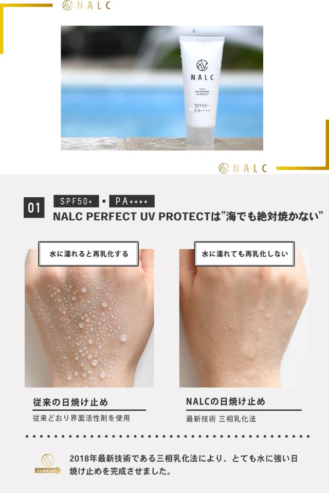 Nalc ナルク 日焼け止め ウォータープルーフ Spf50 Pa 顔 全身 用 60g ロングuva対応 ノビが良いので 化粧下地にも の通販はau Pay マーケット Az Market