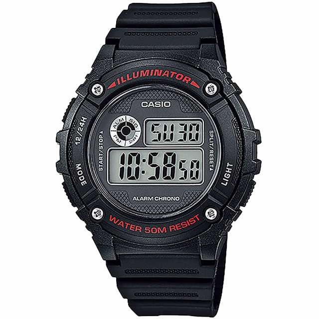 チプカシ カシオ Casio W 216h 1a メンズ レディース デジタル 時計 腕時計 クオーツ チープカシオ ブラックの通販はau Pay マーケット Number11