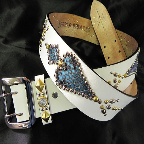 カスタムスタッズベルト レザーベルト メンズ オリジナル スタッズベルト カスタムベルト メンズ ハンドメイド 日本製の通販はau Pay マーケット シルバーアクセサリー夢ロード