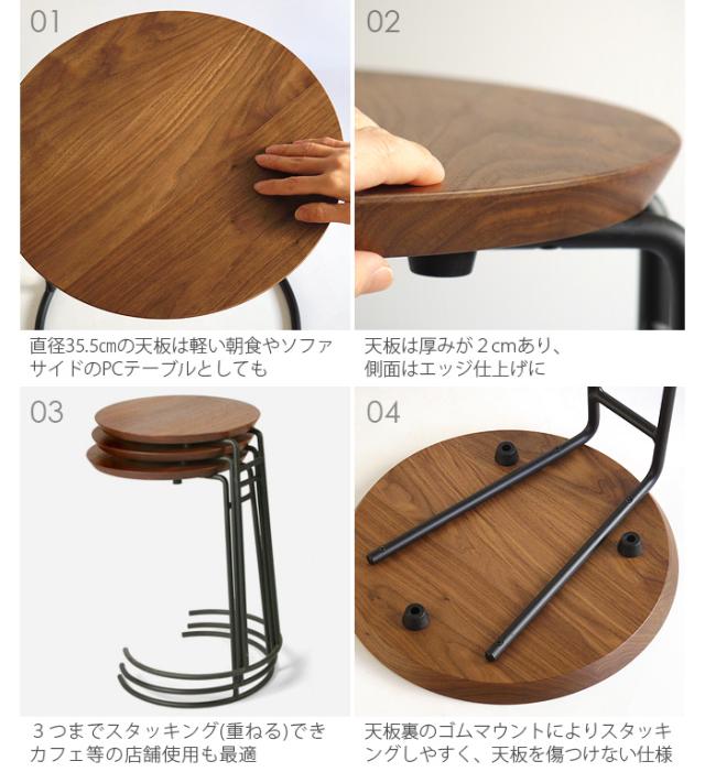 【12時迄のご注文は当日発送★送料無料★正規品】 T.710スモールサイドテーブル case study shop T710 T-710 [おしゃれ 木製]_3