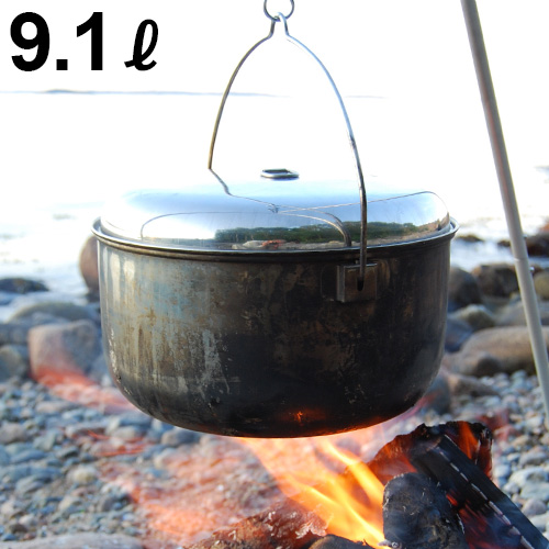 【12時迄のご注文は当日発送★送料無料】イーグルプロダクツ キャンプファイヤーポット 9.1L ST520 [ステンレス キャンプ アウトドア 鍋]