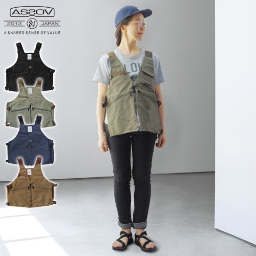 12時迄のご注文は当日発送☆送料無料】AS2OV SHRINK NYLON CAMP VEST 3