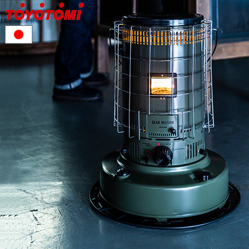 【おひとり様1台限り】トヨトミ 石油ストーブ ギアミッション TOYOTOMI GEAR MISSION KS-GE67 [灯油ストーブ おしゃれ レトロ 対流式 限定モデル 遠赤外線 防災 災害 グッズ 暖房器具 クラシック スタイリッシュ 日本製]【12時迄のご注文は当日発送★送料無料】
