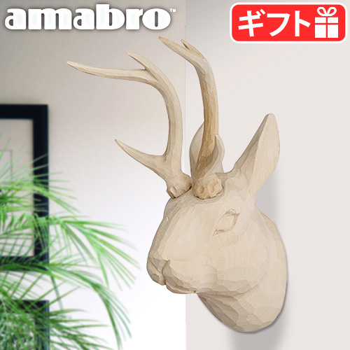 アニマルヘッド アマブロ ウッド アニマル ヘッド ジャッカ