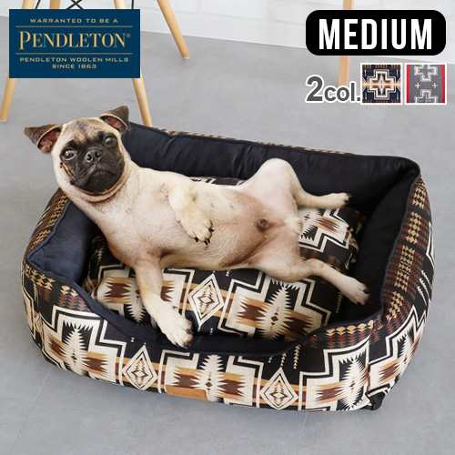 ペンドルトン ペットベッド PENDLETON Medium JQ Kuddler 犬 猫 洗える ふわふわ 中型犬 カドラー おしゃれ クッション 洗濯機 丸洗い ペットグッズ 犬用品 猫用品 角型 小型犬 冬用 ソファ あごのせ ペット用品【12時迄のご注文は当日発送★送料無料(沖縄離島除く)】の通販は