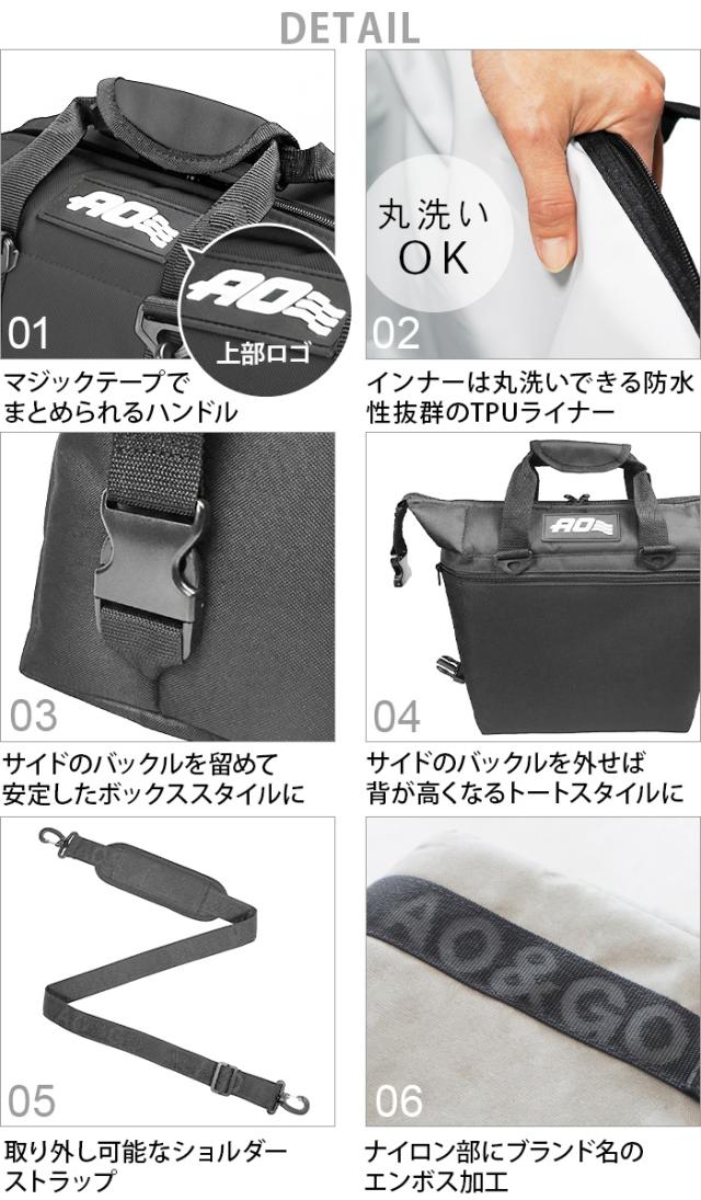 エーオークーラーズ ワックスド キャンバス ソフトクーラー 24パック 日本限定 AO Coolers ソフトクーラーボックス アウトドア ソフトクーラーバック クーラーボックス 氷OK 保冷バッグ トートバッグ ショルダーバッグ クーラーバッグ 5層構造【送料無料★P10倍】_3