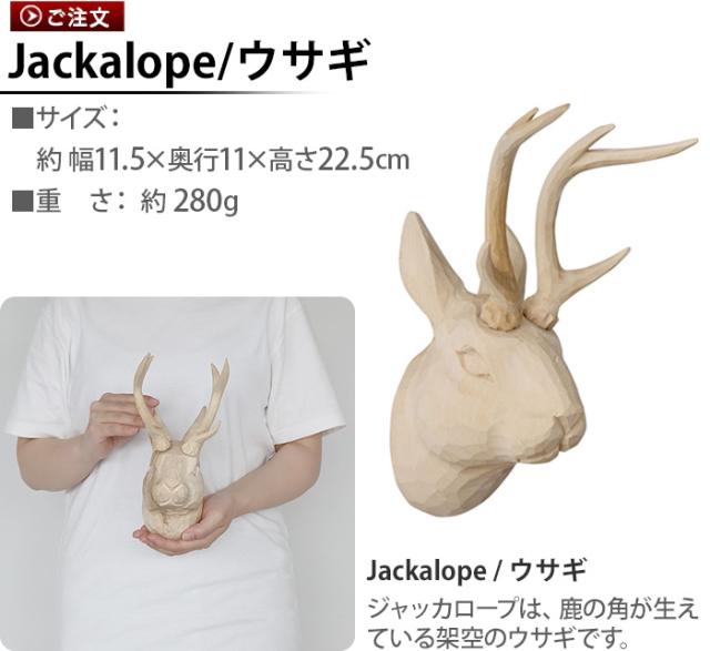 アニマルヘッド アマブロ ウッド アニマル ヘッド ジャッカロープ 1865