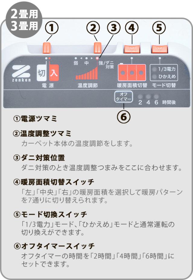 【選べる2大特典付】 ホットカーペット 2畳 電磁波カット zenken ゼンケン 電気ホットカーペット 単体 《2畳タイプ》 ZCB-20S 本体 ミニ ラグなし カバーなし マット 一人暮らし 磁界99％カット あったか 暖房器具 暖房 カーペット 送料無料 P10倍