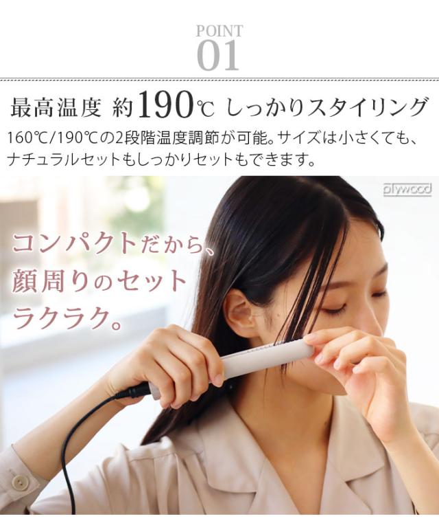 ヘアアイロン ミニ 前髪 旅行 USB 飛行機OK モッズヘア