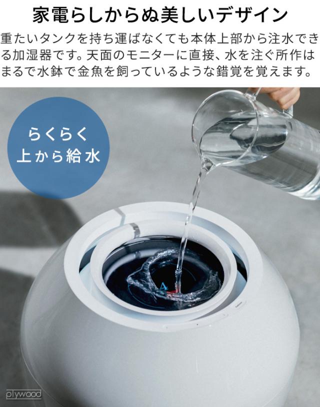 最新モデル バルミューダ レイン 加湿器 大容量 気化式 BALMUDA Rain