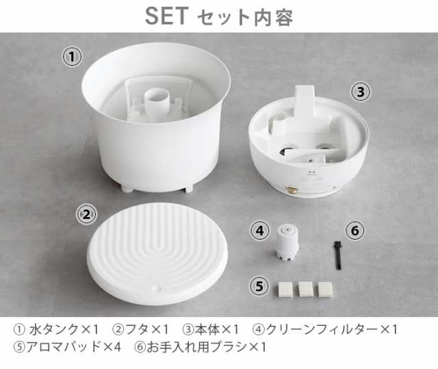 特典付 加湿器 おしゃれ 4L ブルーノ ジェットミストプラス 大容量超