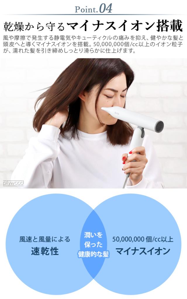 19%OFF 【特典付】リデ ヘアドライヤー Re・De HairDry DRO1A 