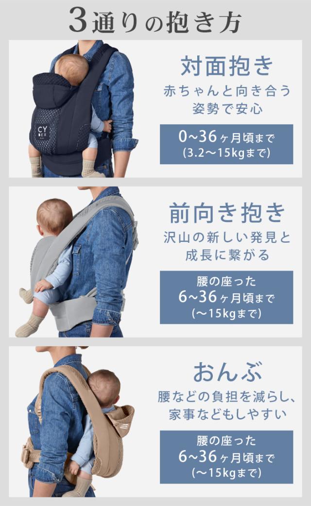 【カラー限定15％OFF】 正規品 cybex COYA CARRIER サイベックス コヤキャリア 抱っこ紐 新生児 おしゃれ 3wey おんぶ紐 コンパクト メッシュ アーバンモビリティ UPF50+ ネックサポート 快適 対面抱き 前向き抱き おんぶ 日本仕様 送料無料 P10倍_7