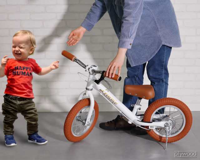 子ども キックバイク ブレーキ付 ペダルなし自転車 Lealole