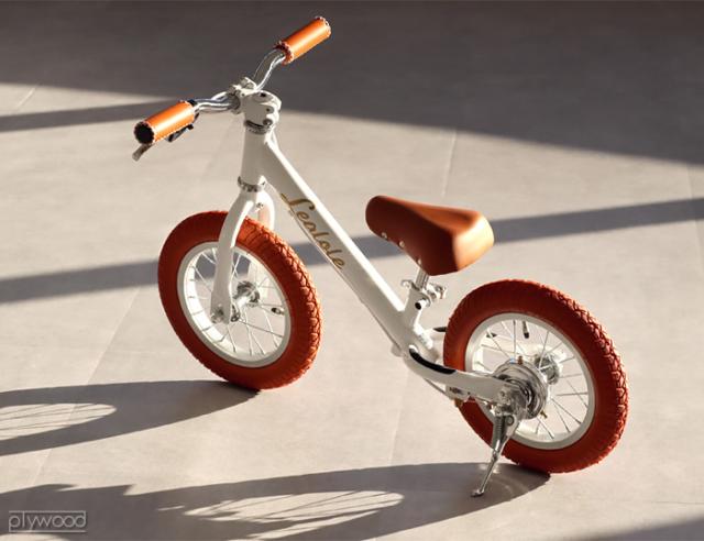 子ども キックバイク ブレーキ付 ペダルなし自転車 Lealole